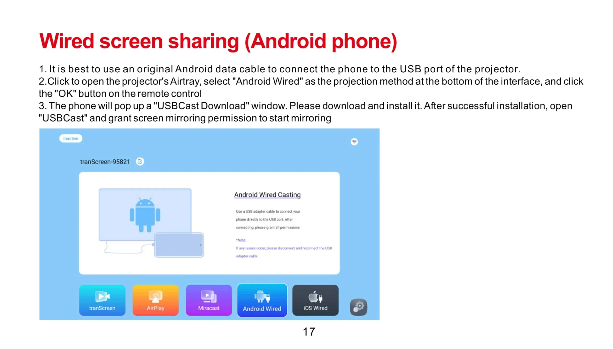 How to use miracast to mirror your phone’s screen to projector?插图21
