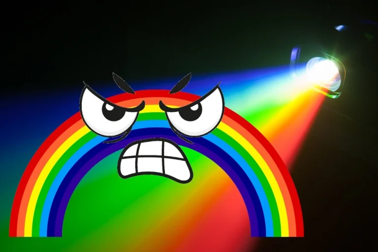 projector-rainbow-effect