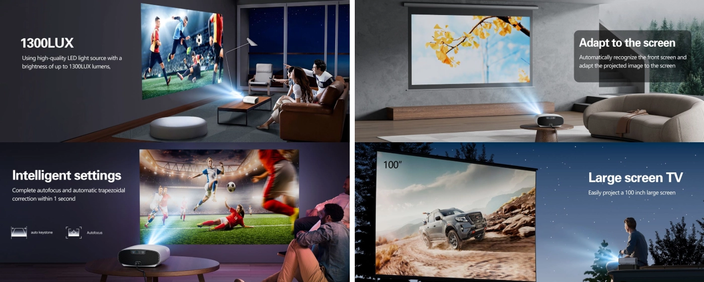 4K projector features