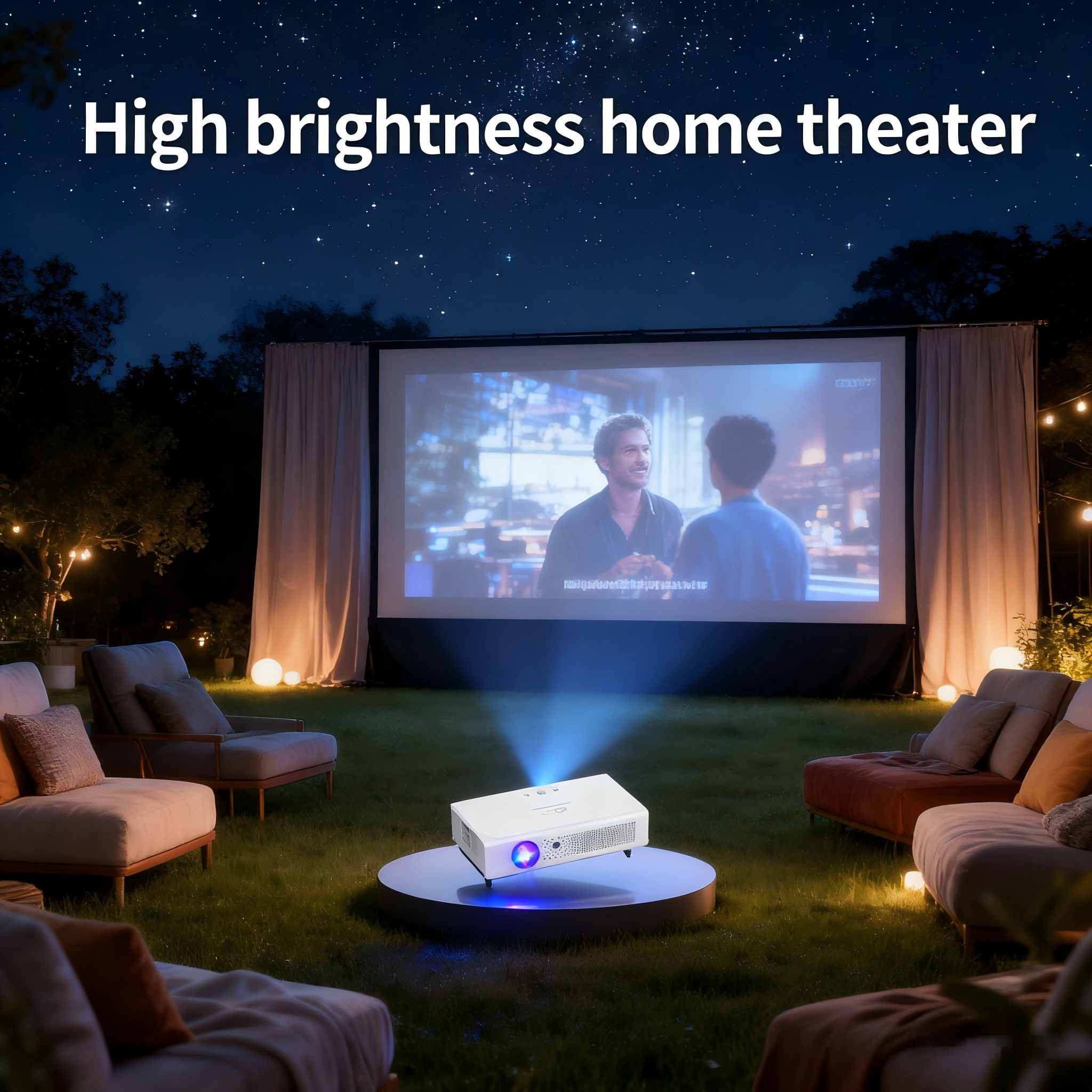 Movie Nights Anywhere How to Create a Perfect Outdoor Cinema with a Portable Projector