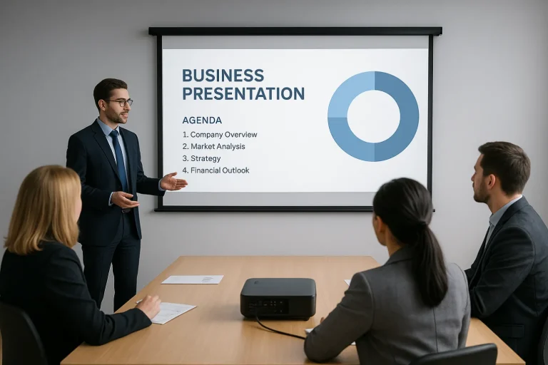 Business Meeting Projection Solution