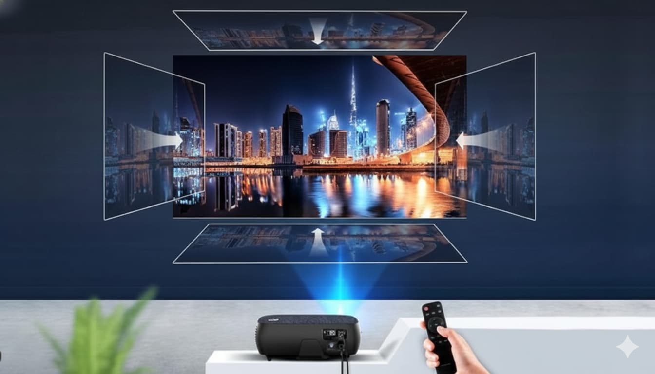 Digital Keystone Correction - Toumei Projector