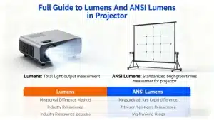 DLP Projector Selection Hub DMD, ANSI Lumens, Throw Ratio, UST & More