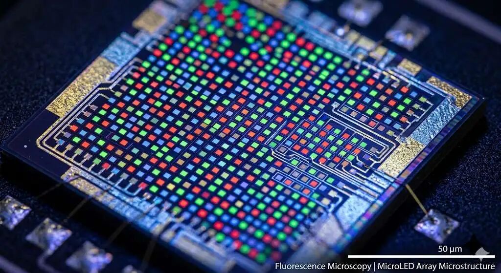 MicroLED Projection Headlights