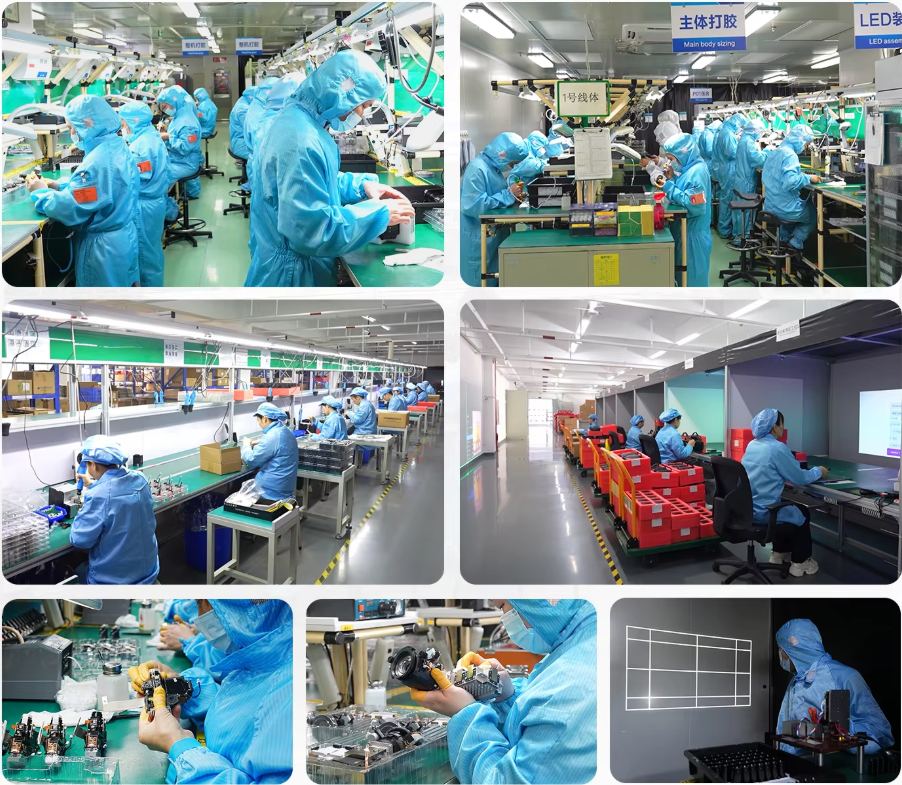 Projector manufacturing and quality testing process in OEM ODM factory